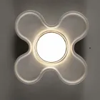 Plafoniera Artigianale in Ceramica e Alluminio Made in Italy - Toscot Clover Viadurini