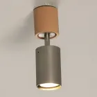 Plafoniera Artigianale in Ceramica e Metallo Realizzata in Italia - Toscot Match Viadurini