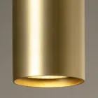 Plafoniera Artigianale in Ceramica e Ottone Realizzata in Italia - Toscot Match Viadurini