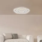 Plafoniera Bianco Led per Illuminazione Interni - Vega Viadurini