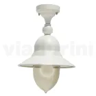 Plafoniera da Esterno in Alluminio Made in Italy Stile Vintage - Cassandra Viadurini