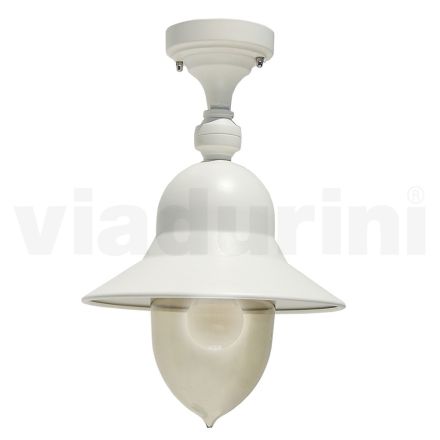 Plafoniera da Esterno in Alluminio Made in Italy Stile Vintage - Cassandra Viadurini