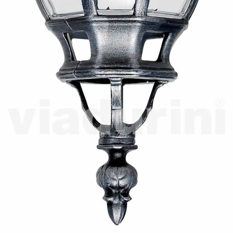 Plafoniera da esterno in alluminio pressofuso made in Italy, Anika Viadurini