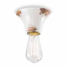 Plafoniera da soffitto a faretto vintage stile urbano Diane Ferroluce Viadurini