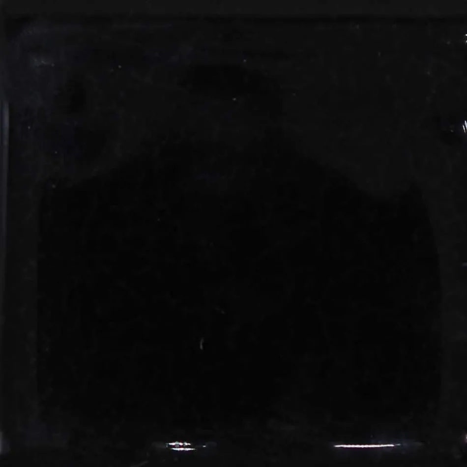 Plafoniera  in maiolica toscana e ottone, 30 cm, Rossi - Toscot Viadurini