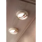 Plafoniera o Applique per Esterni in Alluminio Dipinto a Mano - Brindisi Viadurini