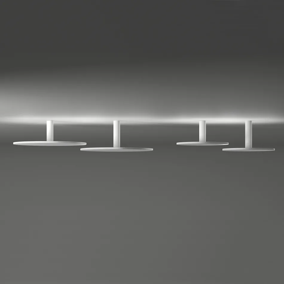Plafoniera Realizzata in Metallo di Diverse Finiture e Misure - Lumi Viadurini