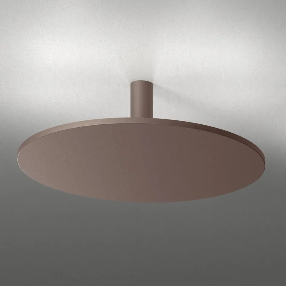 Plafoniera Realizzata in Metallo di Diverse Finiture e Misure - Lumi Viadurini