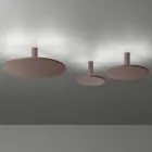 Plafoniera Realizzata in Metallo di Diverse Finiture e Misure - Lumi Viadurini