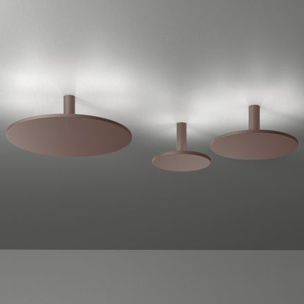 Plafoniera Realizzata in Metallo di Diverse Finiture e Misure - Lumi Viadurini