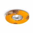 Plafoniera tonda vintage in ceramica artigianale Paula Ferroluce Viadurini