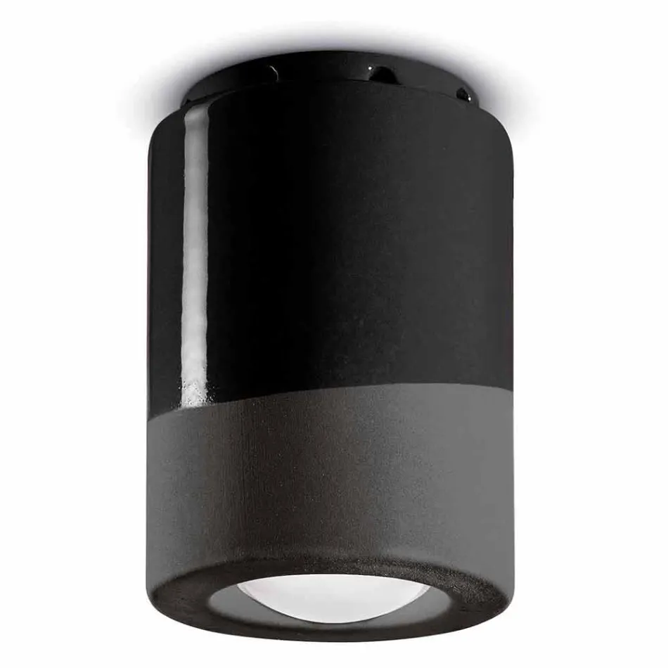 Plafoniera Vintage a Soffitto in Ceramica Made in Italy – Ferroluce Pi Viadurini