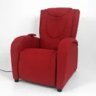 Poltrona alzapersona 2 motori con massaggio shiatsu made in Italy Bria Viadurini