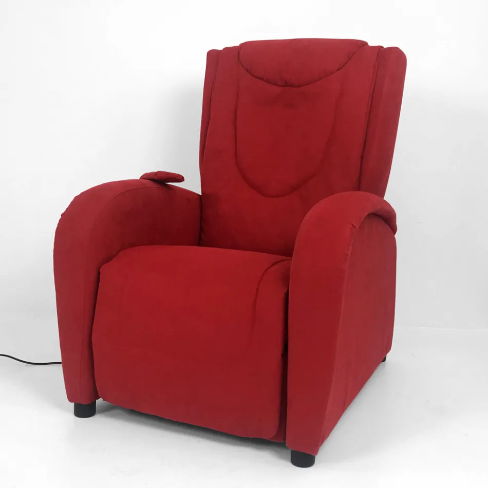 Poltrona alzapersona 2 motori con massaggio shiatsu made in Italy Bria Viadurini