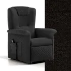 Poltrona Alzapersona con 2 Motori e Funzioni Lift/Relax/Bed Made in Italy - Giorgia Viadurini