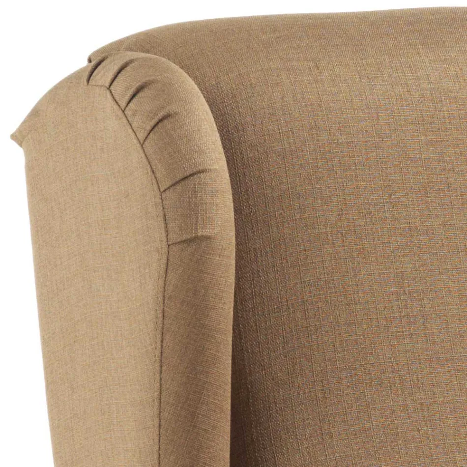 Poltrona Alzapersona con Seduta Extralarge in Tessuto Made in Italy - Margaret Viadurini