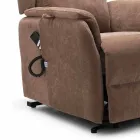 Poltrona Alzapersona Lift Relax con Spostamento su Ruote a 2 Motori - Juliette Viadurini