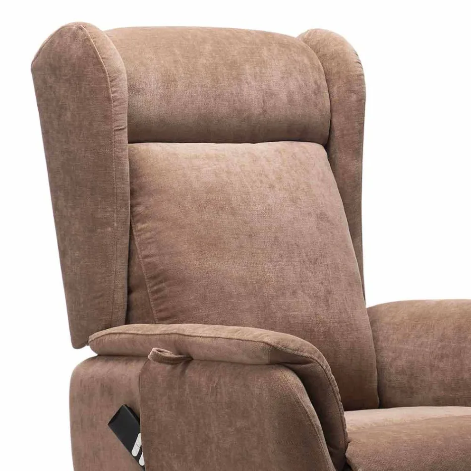 Poltrona Alzapersona Lift Relax con Spostamento su Ruote a 2 Motori - Juliette Viadurini