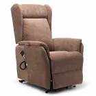 Poltrona Alzapersona Lift Relax con Spostamento su Ruote a 2 Motori - Juliette Viadurini