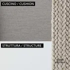 Poltrona Bassa per il Giardino con Cuscino Incluso Made in Italy - Prato Viadurini