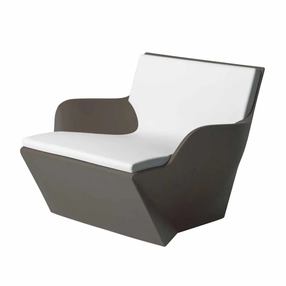 Poltrona con braccioli Slide Kami San design moderno fatta in Italia Viadurini