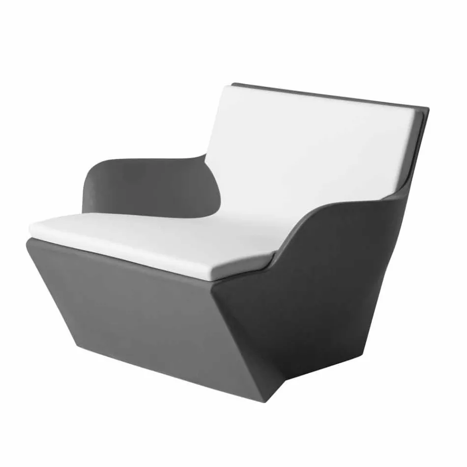 Poltrona con braccioli Slide Kami San design moderno fatta in Italia Viadurini