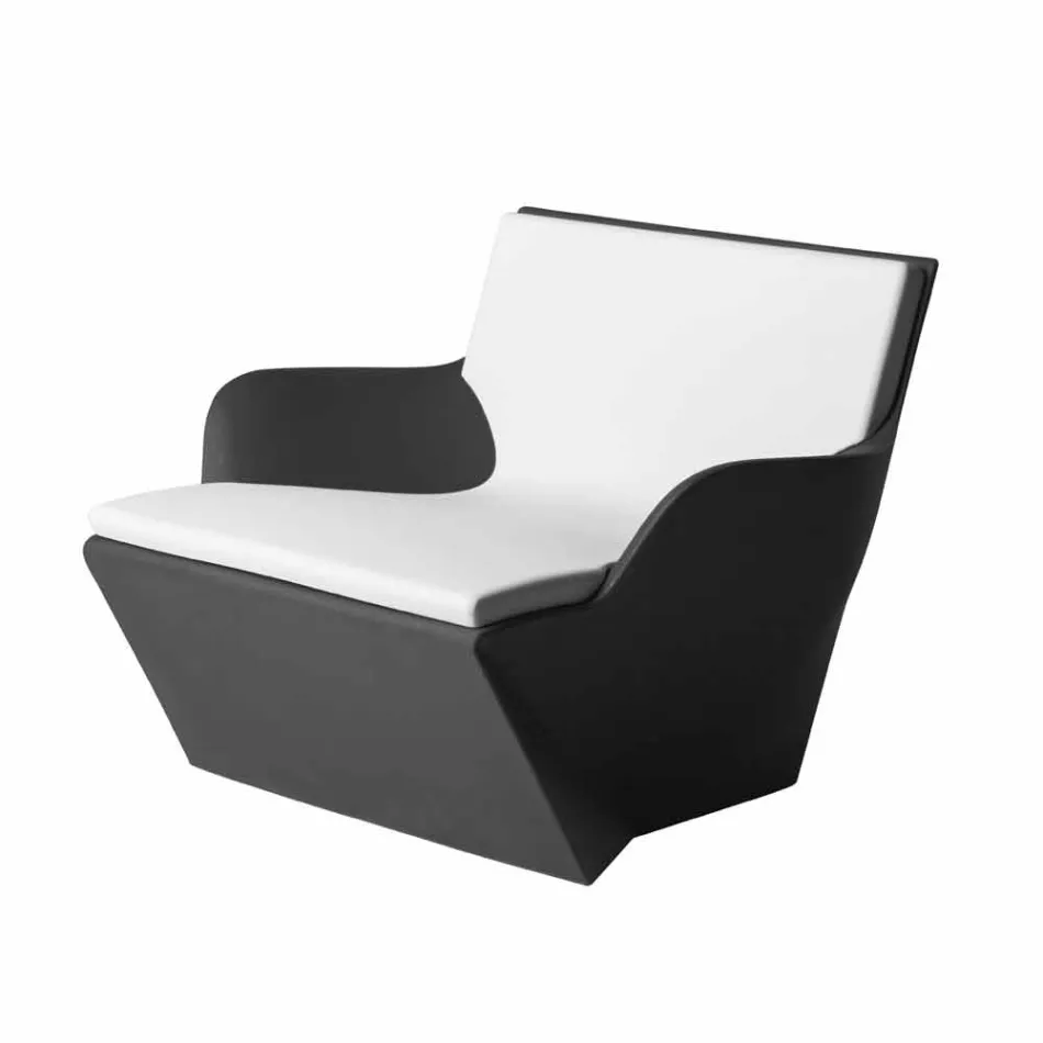 Poltrona con braccioli Slide Kami San design moderno fatta in Italia Viadurini