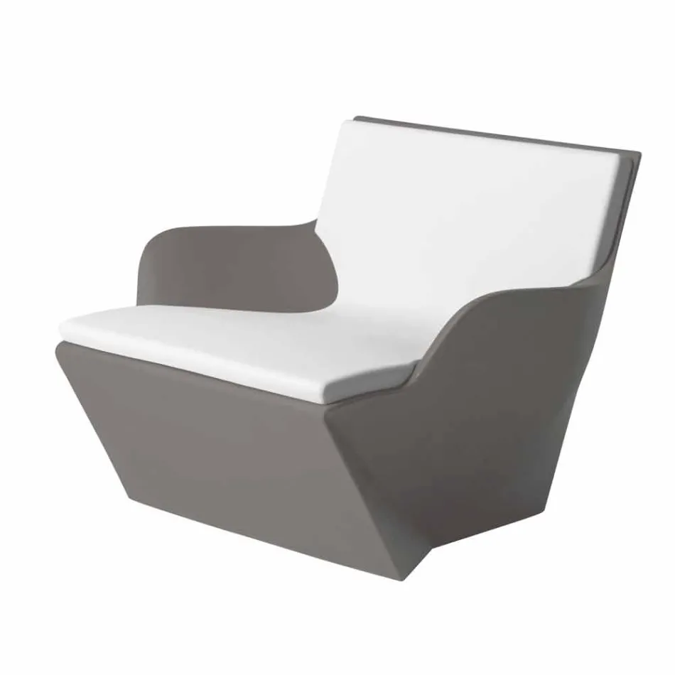 Poltrona con braccioli Slide Kami San design moderno fatta in Italia Viadurini