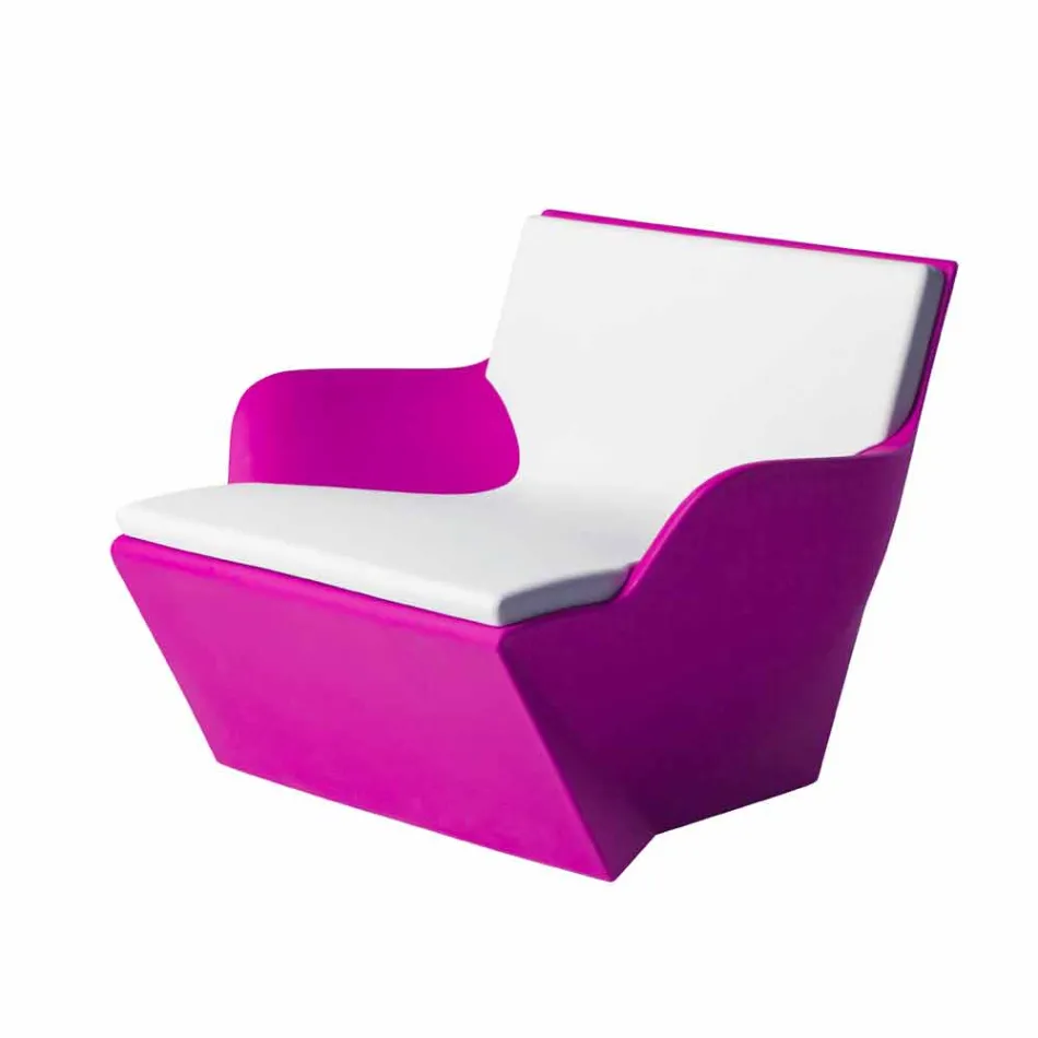Poltrona con braccioli Slide Kami San design moderno fatta in Italia Viadurini