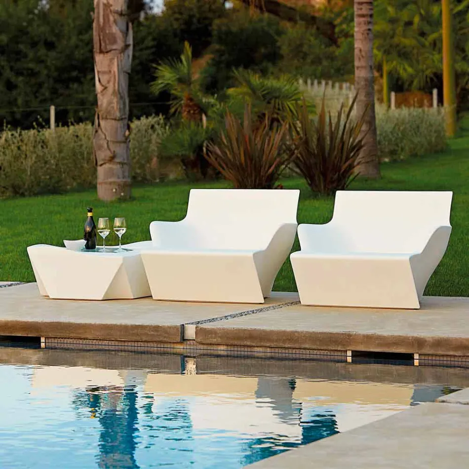 Poltrona con braccioli Slide Kami San design moderno fatta in Italia Viadurini