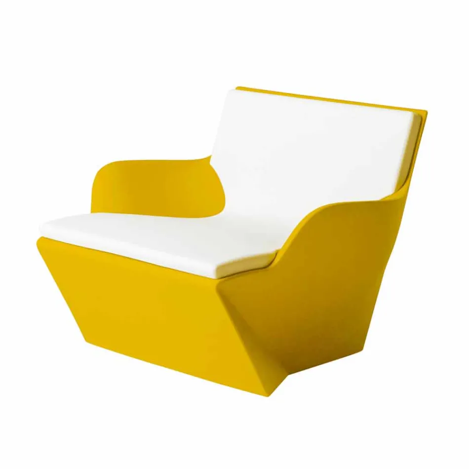 Poltrona con braccioli Slide Kami San design moderno fatta in Italia Viadurini