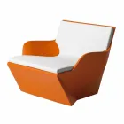 Poltrona con braccioli Slide Kami San design moderno fatta in Italia Viadurini