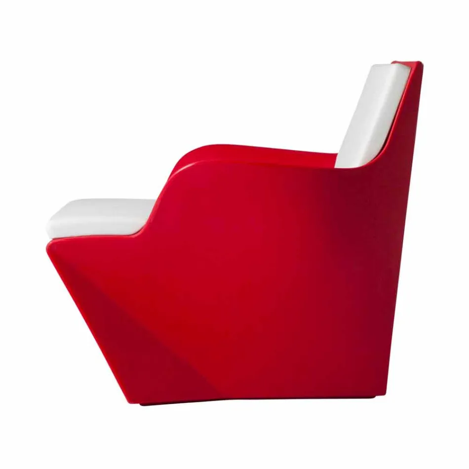 Poltrona con braccioli Slide Kami San design moderno fatta in Italia Viadurini