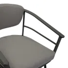 Poltrona da Esterno con Struttura in Alluminio Colore Tortora - Righello Viadurini