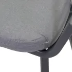 Poltrona da Esterno con Struttura in Alluminio Colore Tortora - Righello Viadurini