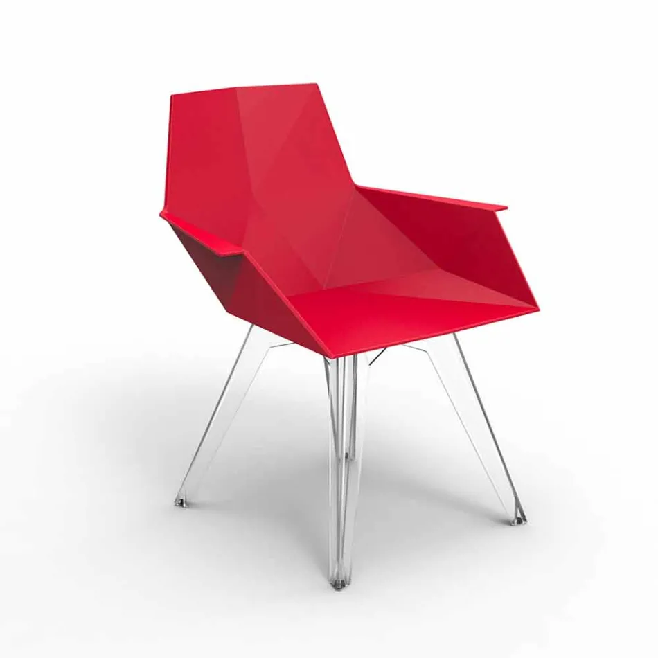 Poltrona da esterno di design Faz Vondom,polipropilene e policarbonato Viadurini