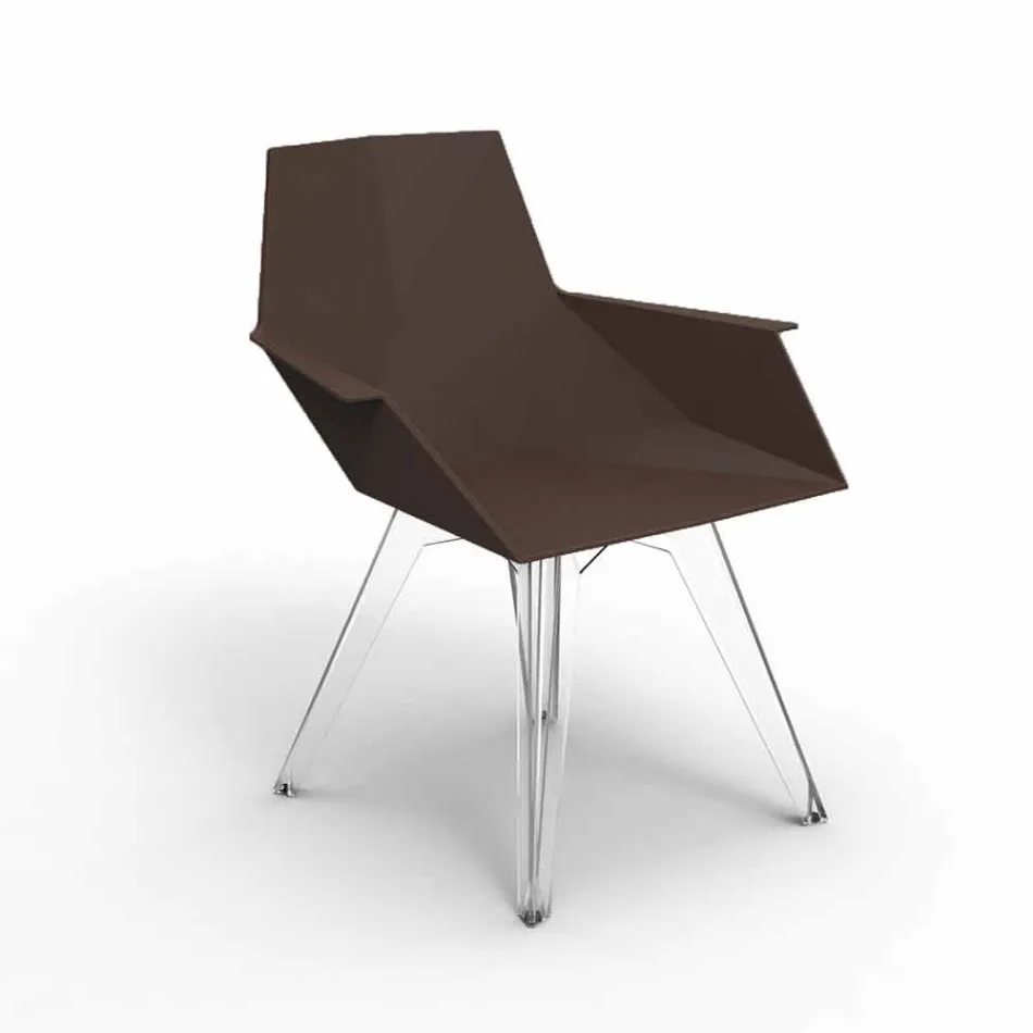 Poltrona da esterno di design Faz Vondom,polipropilene e policarbonato Viadurini