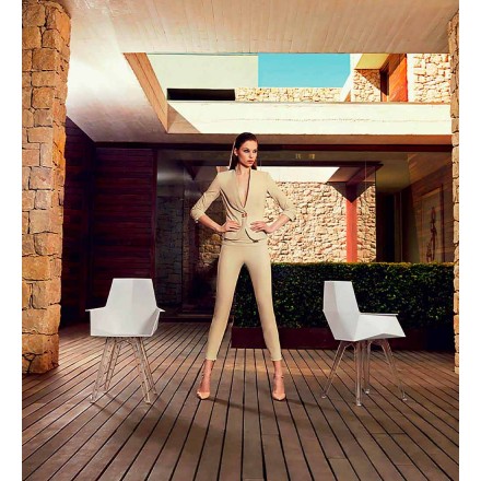 Poltrona da esterno di design Faz Vondom,polipropilene e policarbonato Viadurini