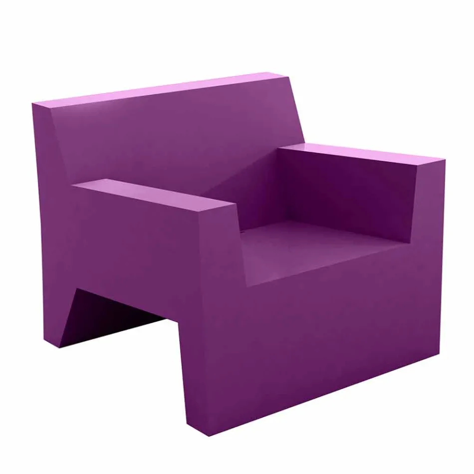 Poltrona da esterno di design Jut by Vondom, in resina di polietilene Viadurini