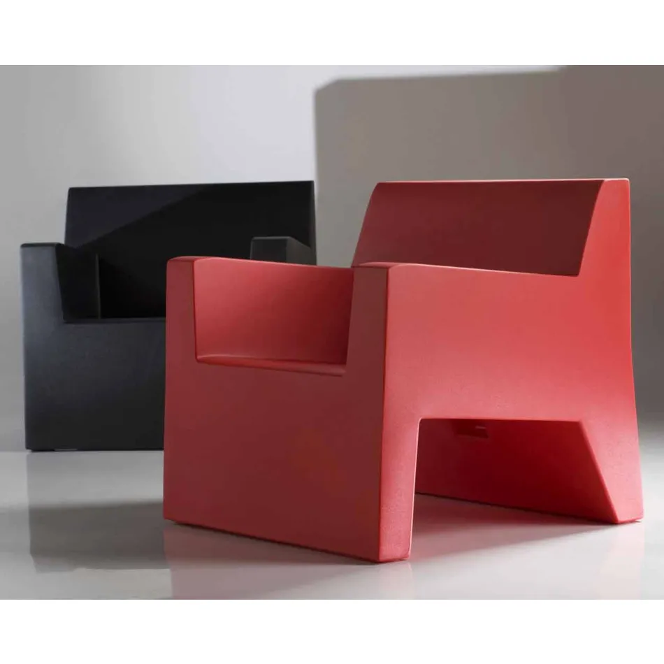 Poltrona da esterno di design Jut by Vondom, in resina di polietilene Viadurini