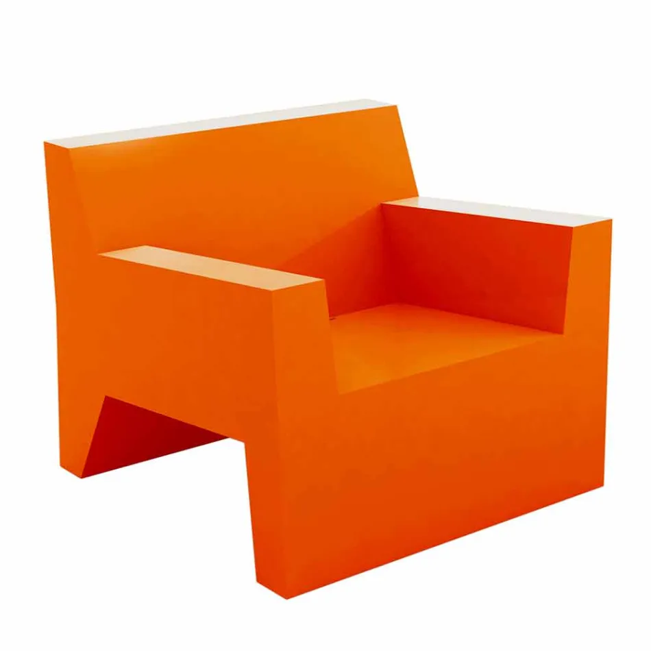 Poltrona da esterno di design Jut by Vondom, in resina di polietilene Viadurini