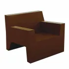 Poltrona da esterno di design Jut by Vondom, in resina di polietilene Viadurini