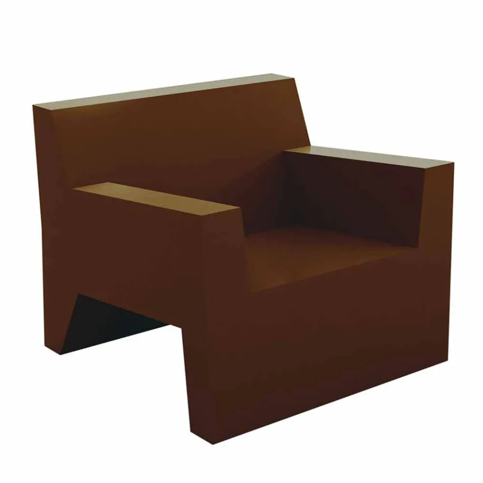 Poltrona da esterno di design Jut by Vondom, in resina di polietilene Viadurini
