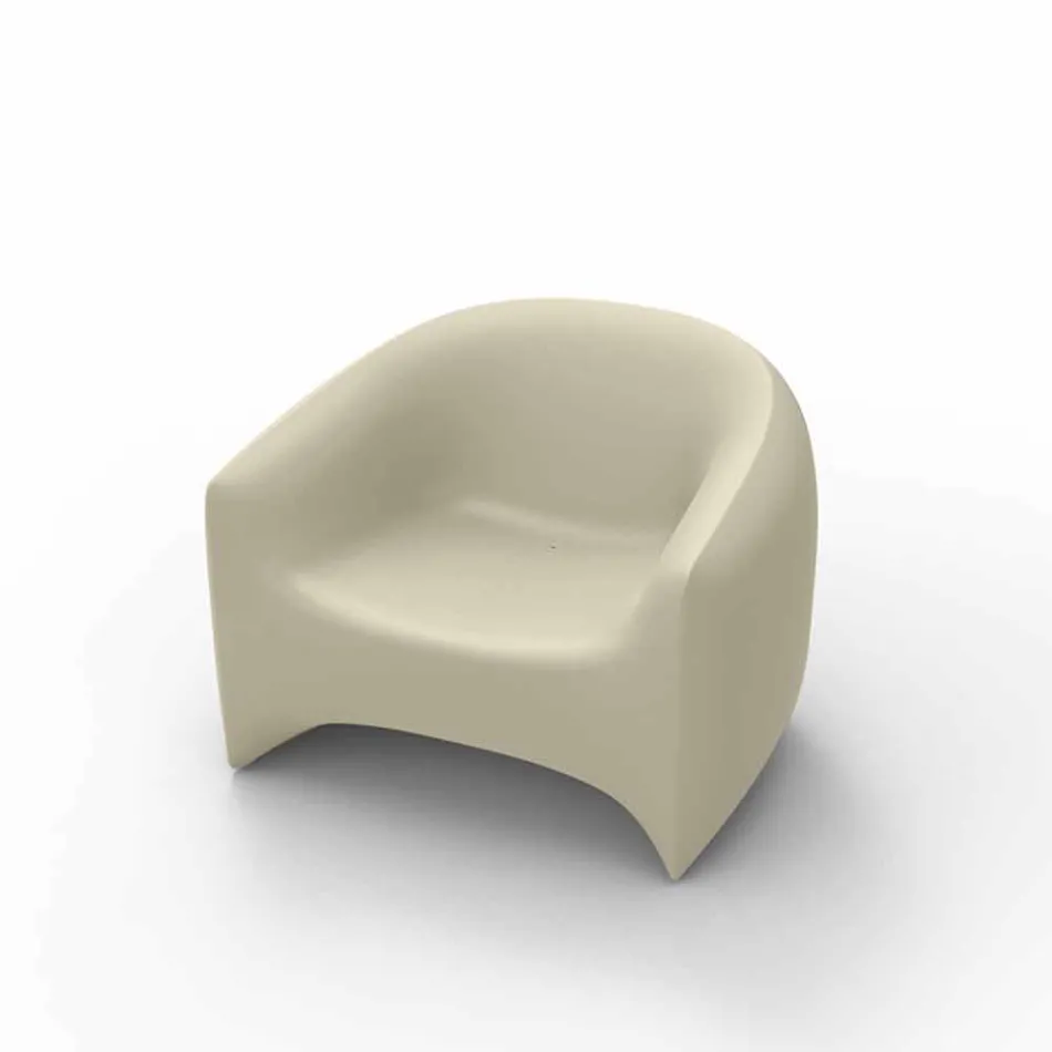 Poltrona da esterno iin resina di polietilene Blow Vondom, di design Viadurini