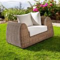 Poltrona da Esterno in Polyrattan Intrecciato - Charlie