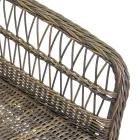 Poltrona da Giardino con Struttura in Alluminio Ricoperta da Polyrattan - Puntina Viadurini