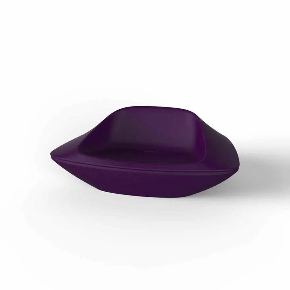 Poltrona da giardino design moderno in polietilene Ufo by Vondom Viadurini