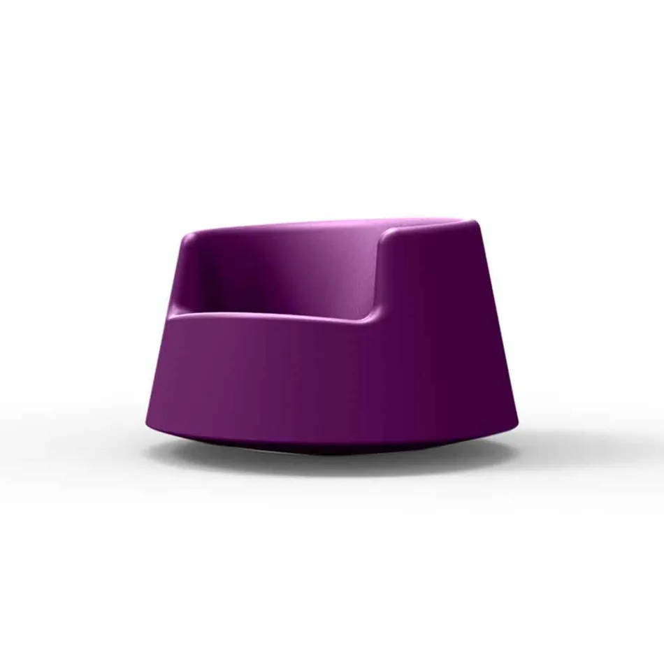 Poltrona da giardino design moderno Roulette Vondom in polietilene Viadurini
