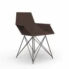 Poltrona da giardino di design Faz Vondom,polipropilene e acciaio inox Viadurini
