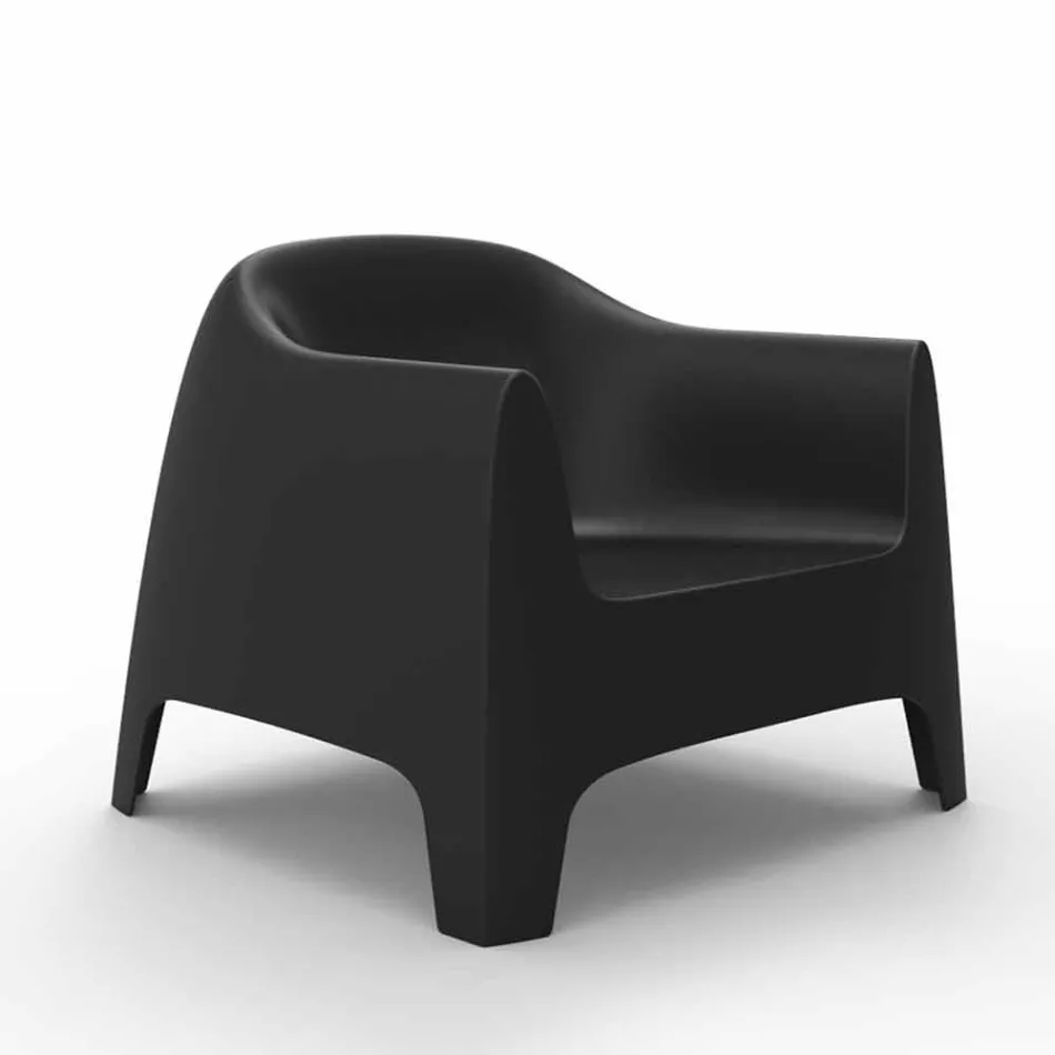 Poltrona da giardino di design Solid by Vondom, in polipropilene Viadurini